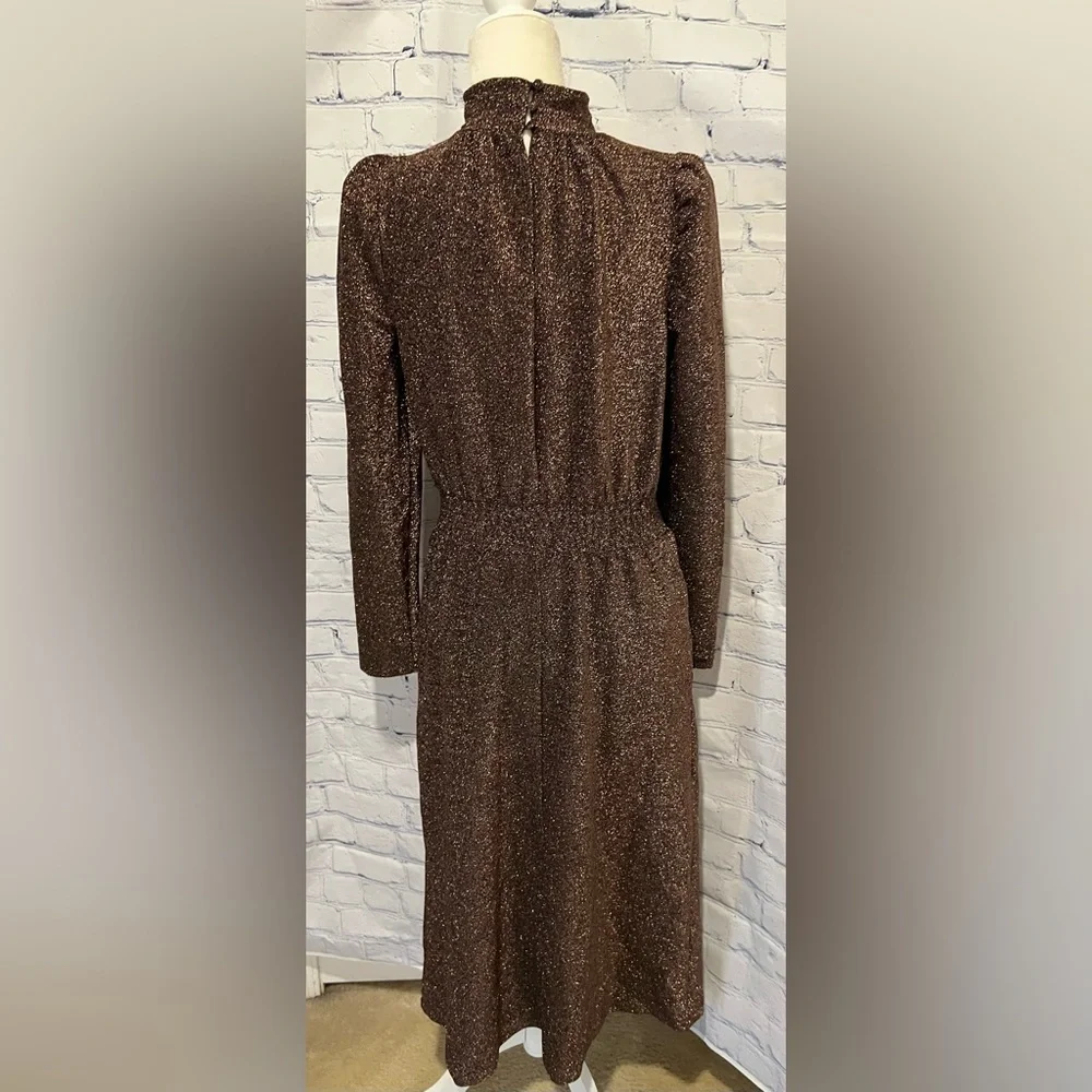 Ryegrass Long Sleeve Mock Neck Knit Dress Black SZ medium - Picture 9 of 10